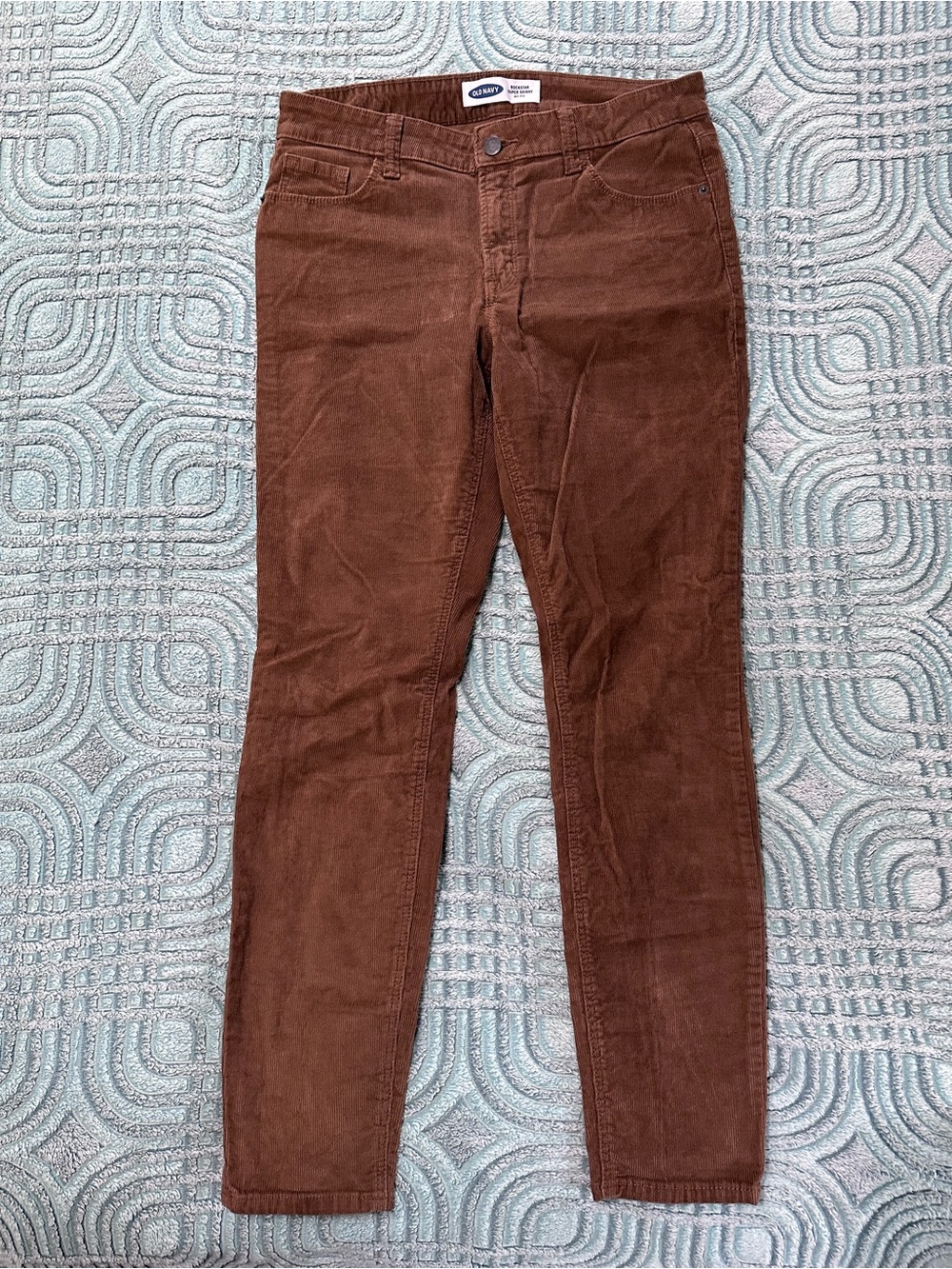 Old Navy Rockstar Brown Corduroy Jeans